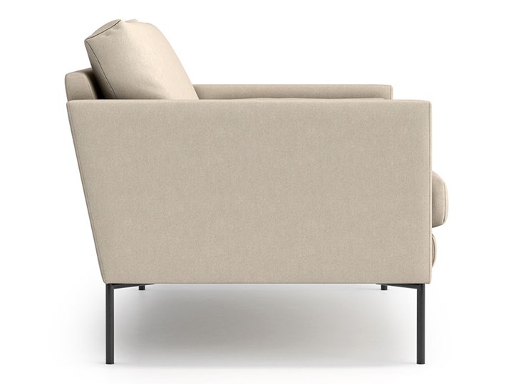 Sofa Blues 2-osobowa, Nougat Głębokość 96 cm Szerokość 140 cm Stała konstrukcja Pomieszczenie Salon Styl Nowoczesny