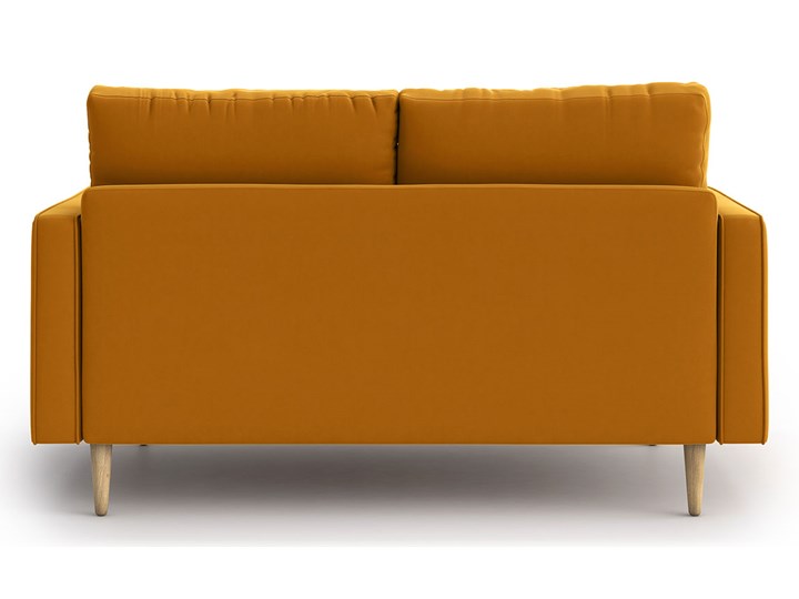 Sofa Esme 2-osobowa, Golden Velvet Stała konstrukcja Wielkość Dwuosobowa Rozkładanie