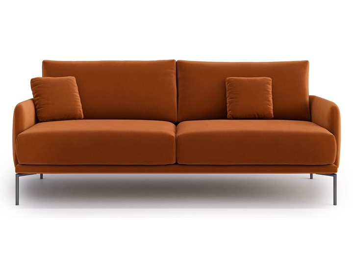 Sofa Ines 3 osobowa, Henna Szerokość 211 cm Stała konstrukcja Rozkładanie Głębokość 102 cm Funkcje Bez dodatkowych funkcji