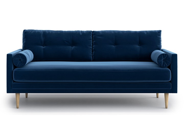 Sofa Amy 3-osobowa, Navy Blue Kategoria Sofy i kanapy Szerokość 191 cm Głębokość 96 cm Stała konstrukcja Nóżki Na nóżkach