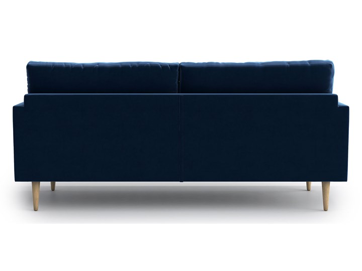 Sofa Amy 3-osobowa, Navy Blue Głębokość 96 cm Szerokość 191 cm Stała konstrukcja Typ Pikowane