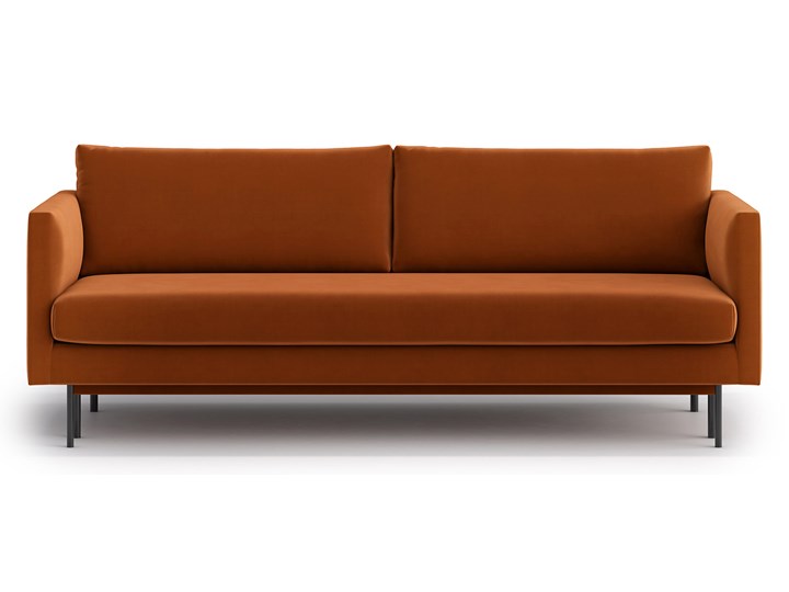 Sofa Salma z funkcją spania, Henna Marshmallow Głębokość 95 cm Szerokość 211 cm Boki Z bokami