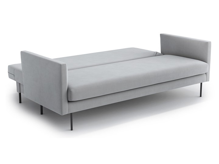 Sofa Salma z funkcją spania, Aria Szerokość 211 cm Marshmallow Głębokość 95 cm Kolor Szary