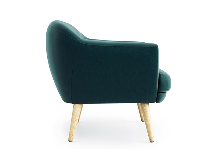 Sofa Elsa 2-osobowa, Jade Funkcje Bez dodatkowych funkcji Stała konstrukcja Styl Nowoczesny