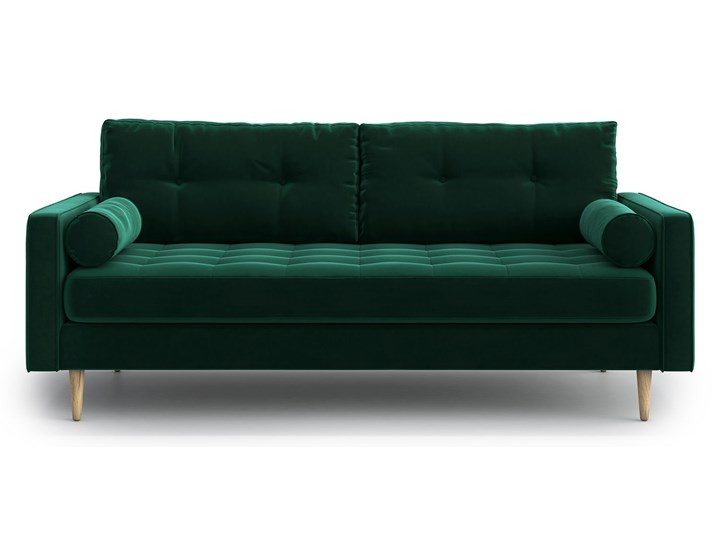 Sofa Esme II pikowana 3-osobowa, Bottle Green Amerykanka Kategoria Sofy i kanapy