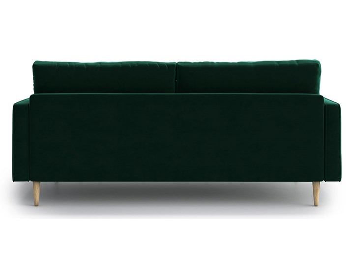 Sofa Esme II pikowana 3-osobowa, Bottle Green Amerykanka Nóżki Na nóżkach