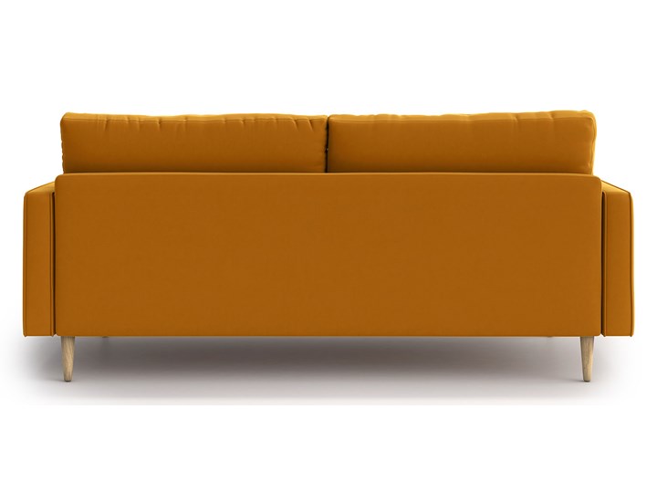Sofa Esme II pikowana 3-osobowa, Golden Velvet Amerykanka Funkcje Bez dodatkowych funkcji Wielkość Trzyosobowa