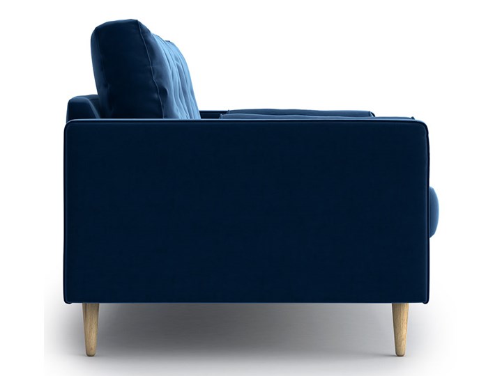 Sofa Esme II pikowana 3-osobowa, Navy Blue Amerykanka Kolor Granatowy