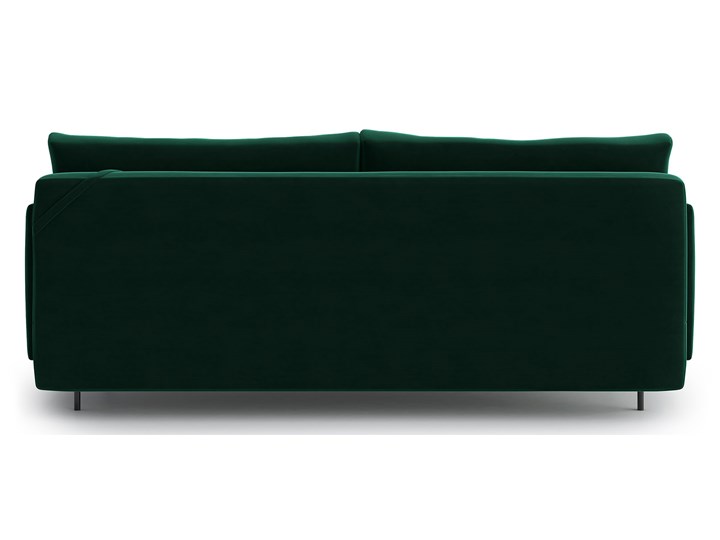 Sofa Nora z funkcją spania, Bottle Green Głębokość 96 cm Szerokość 204 cm Stała konstrukcja Wielkość Trzyosobowa