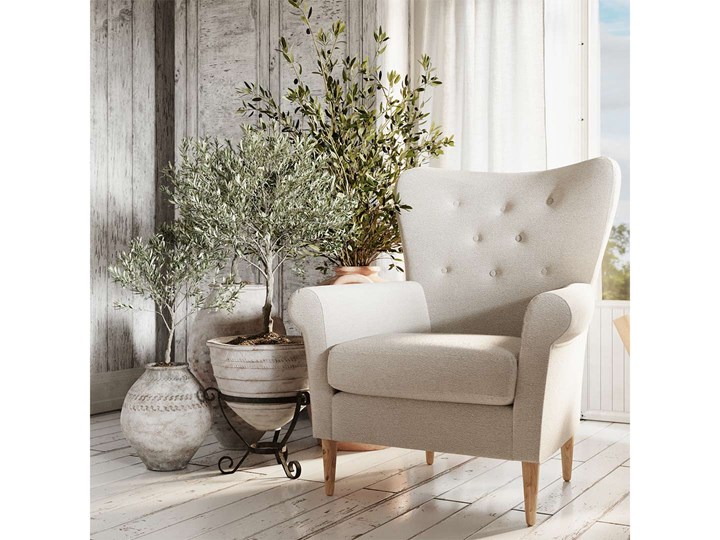 Sofa Amelie 3-osobowa, Golden Velvet Stała konstrukcja Nóżki Na nóżkach