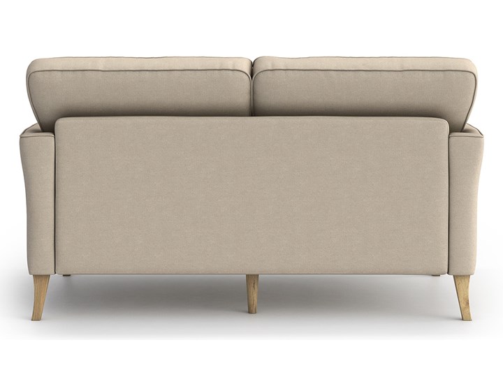 Sofa Juliett 2-osobowa, Nougat Stała konstrukcja Głębokość 90 cm Szerokość 154 cm Materiał obicia Tkanina
