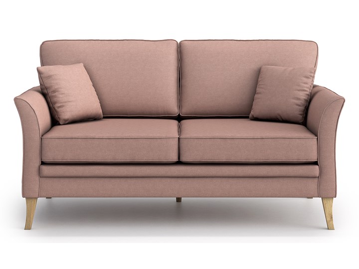 Sofa Juliett 2-osobowa, Marshmallow Głębokość 90 cm Szerokość 154 cm Kolor Różowy