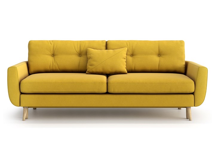Sofa Harris z funkcją spania, Canary Styl Skandynawski Głębokość 92 cm Szerokość 231 cm Stała konstrukcja Typ Gładkie