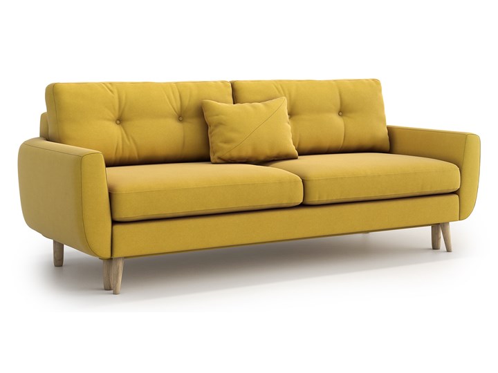 Sofa Harris z funkcją spania, Canary Szerokość 231 cm Stała konstrukcja Głębokość 92 cm Materiał obicia Tkanina Styl Skandynawski