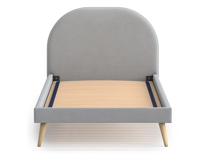 Łóżko Molly Single Bed, Aria Zagłówek Z zagłówkiem Łóżko tapicerowane Tkanina Rozmiar materaca 90x200 cm