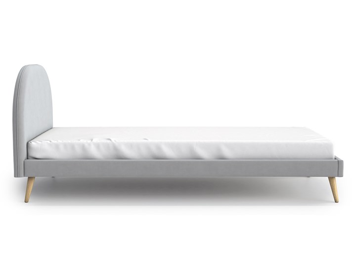 Łóżko Molly Single Bed, Aria Łóżko tapicerowane Tkanina Rozmiar materaca 90x200 cm Zagłówek Z zagłówkiem