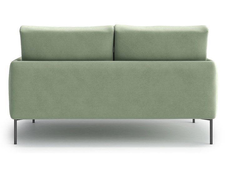 Sofa Ines 2 osobowa, Pistachio Stała konstrukcja Głębokość 102 cm Szerokość 156 cm Styl Nowoczesny Typ Gładkie