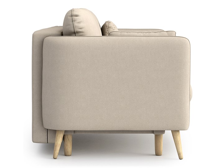 Sofa Clara z funkcją spania, Nougat Stała konstrukcja Pomieszczenie Salon Głębokość 95 cm Szerokość 238 cm Boki Z bokami