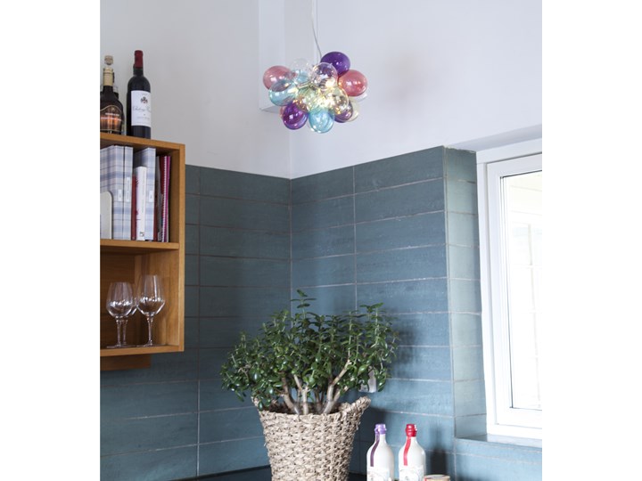 Lampa wisząca By Rydens 4200640-7000 Gross Ø30cm Szkło Metal Ilość źródeł światła 3 źródła