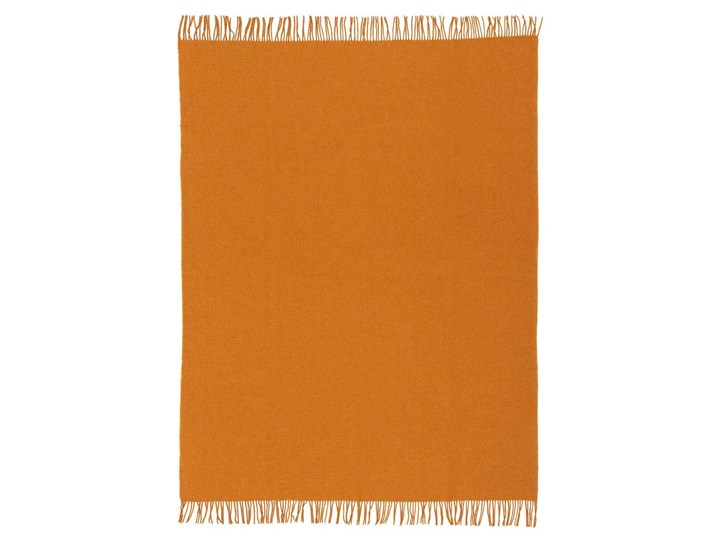 Pled Zelandia 140x200cm melange mustard, 140 x 200 cm 140x200 cm Kategoria Koce i pledy 130x180 cm Wełna Pomieszczenie Salon