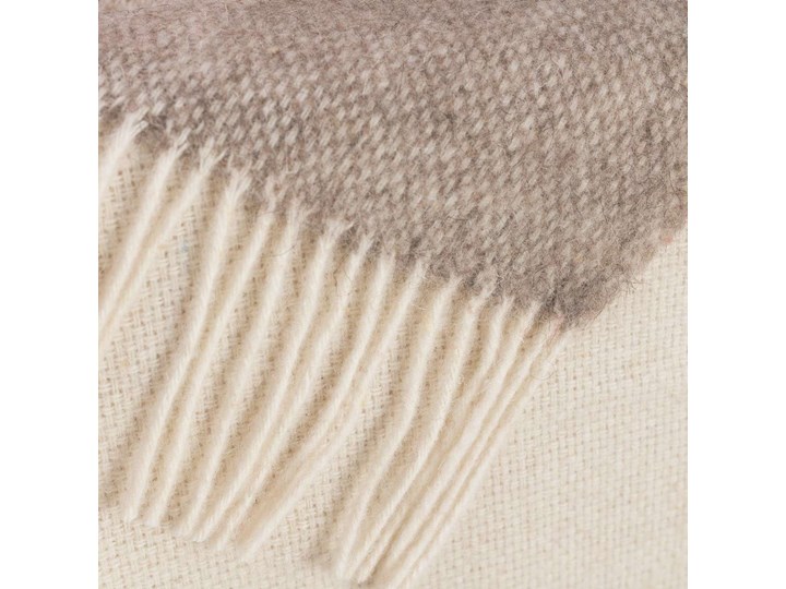 Pled Zelandia 140x200cm beige&creamy, 140 x 200 cm 140x200 cm Wełna Pomieszczenie Sypialnia