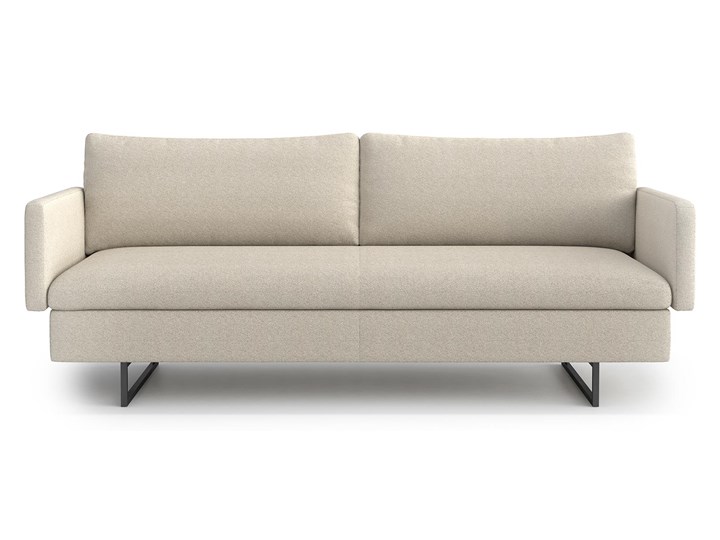 Sofa Juno 3-osobowa, Hummus Szerokość 220 cm Głębokość 90 cm Stała konstrukcja Styl Minimalistyczny