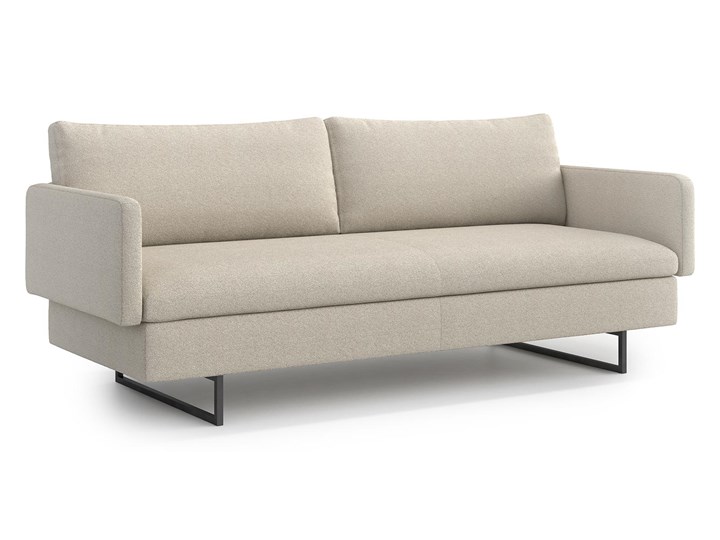 Sofa Juno 3-osobowa, Hummus Głębokość 90 cm Szerokość 220 cm Stała konstrukcja Styl Minimalistyczny