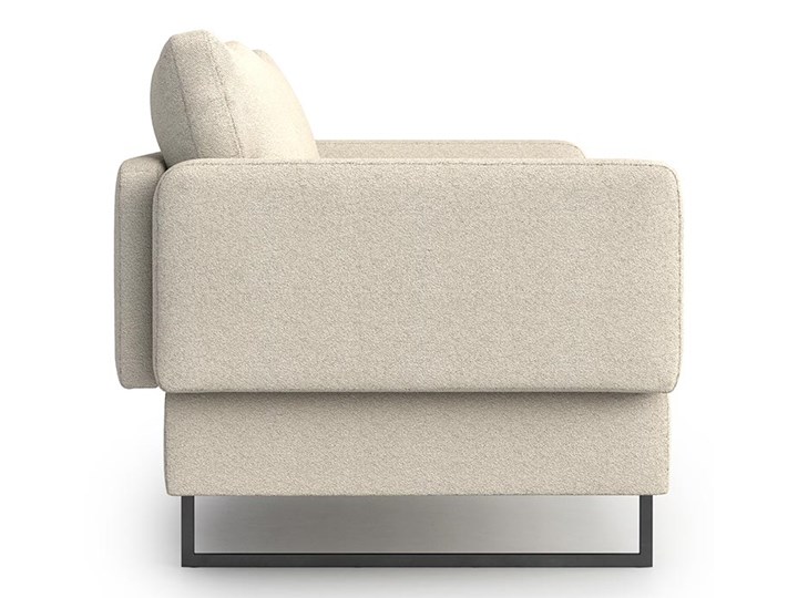 Sofa Juno 3-osobowa, Hummus Głębokość 90 cm Szerokość 220 cm Stała konstrukcja Kolor Beżowy Boki Z bokami