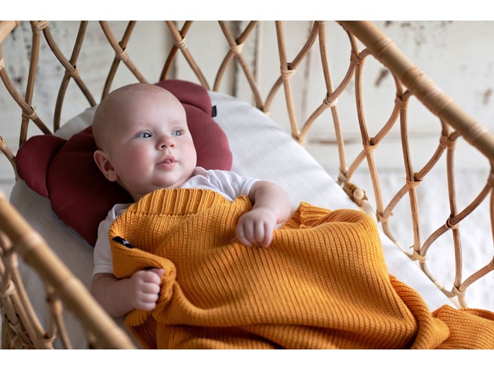 POOFI Kocyk tkany Classic Organic kolor: ciemny szary Bawełna Kategoria Koce i pledy