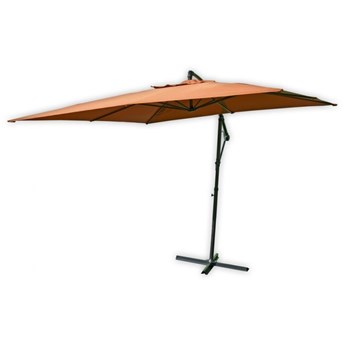 Emaga Metalowy parasol 270 cm - terracota