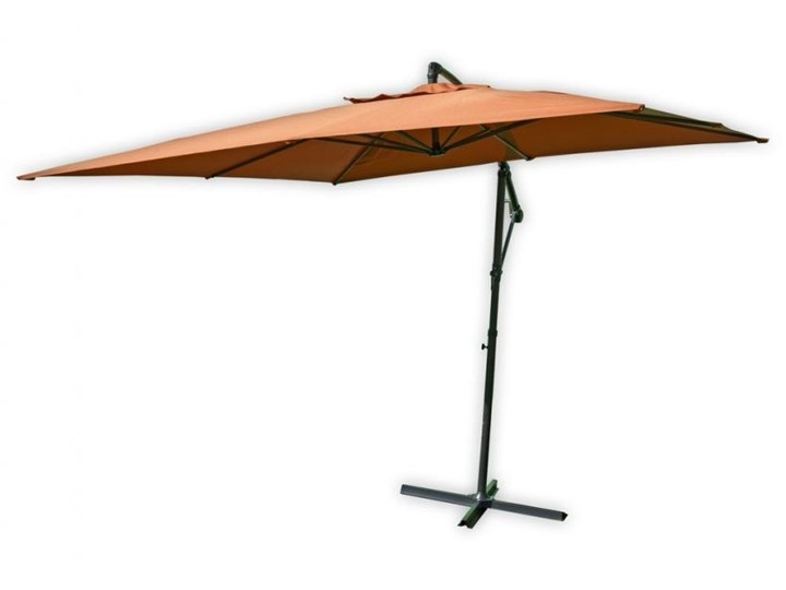 Emaga Metalowy parasol 270 cm - terracota