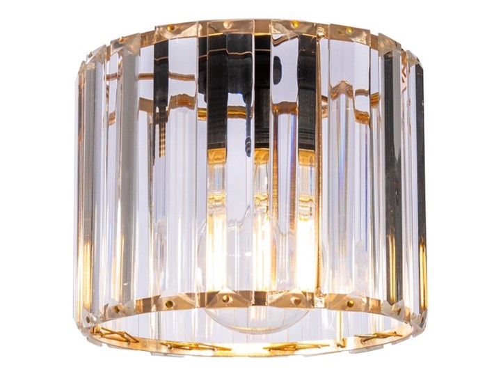 Regulowana Lampa Wisząca ze Szklanym Kloszem Lampa z kloszem Metal Szkło Ilość źródeł światła 1 źródło