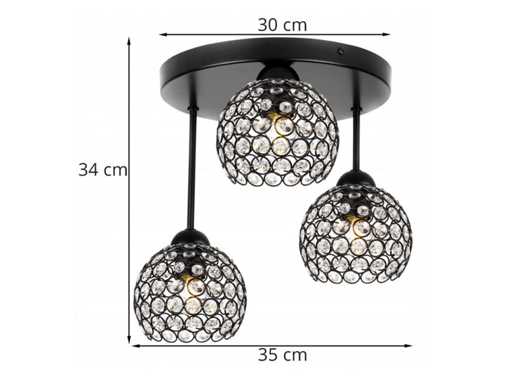Elegancka Lampa Wisząca z Dekoracyjnym Kloszem Szkło Metal Lampa z kloszem Kategoria Lampy wiszące