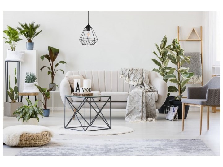 Lampa Wisząca Pojedyncza Styl Loft Czarna Lampa druciana Kolor Czarny Lampa z kloszem Metal Styl Industrialny