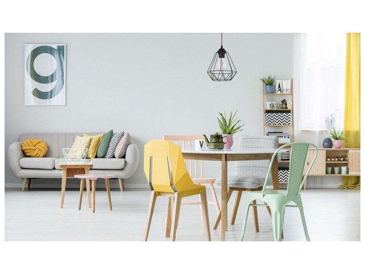Lampa Wisząca Pojedyncza Styl Loft Czarna Pomieszczenie Biuro i pracownia Metal Lampa z kloszem Lampa druciana Styl Nowoczesny