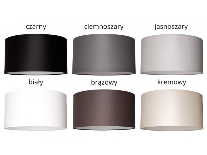 Nowoczesna Lampa z Abażurami Chrom Sufitowa Metal Styl Klasyczny Lampa z abażurem Lampa z kloszem Kolor Biały