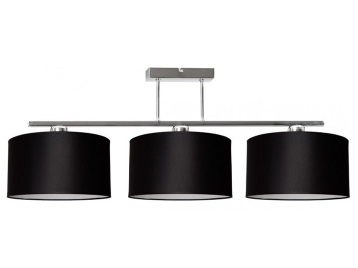 Nowoczesna Lampa z Abażurami Chrom Sufitowa Ilość źródeł światła 3 źródła Lampa z abażurem Metal Lampa z kloszem Kategoria Lampy wiszące