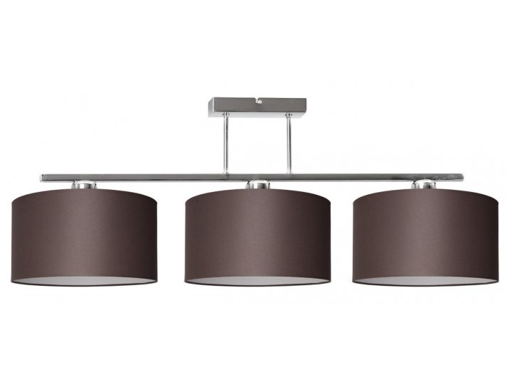 Nowoczesna Lampa z Abażurami Chrom Sufitowa Metal Styl Nowoczesny Lampa z abażurem Lampa z kloszem Styl Klasyczny