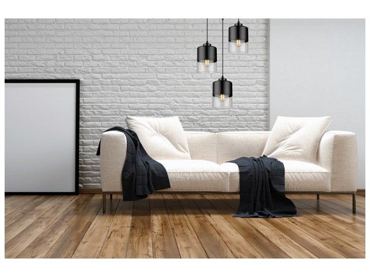 Lampa Wisząca Nowoczesna ze Szklanymi Kloszami z Metalu Styl Nowoczesny Lampa z kloszem Szkło Funkcje Brak dodatkowych funkcji