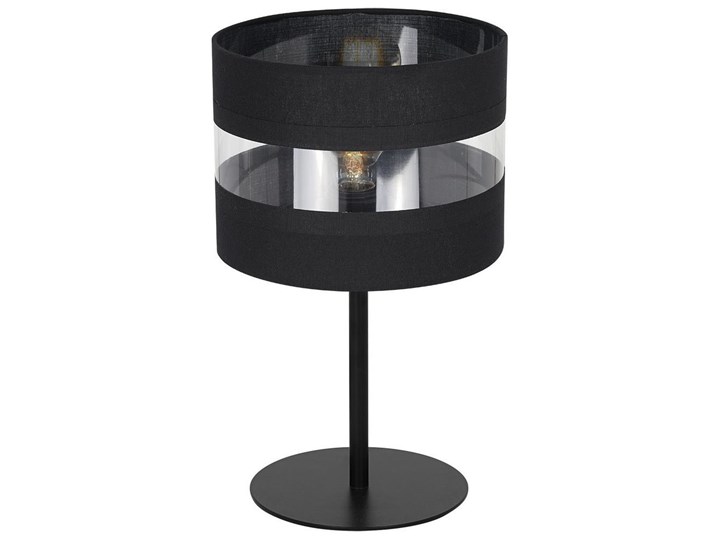 Lampa stołowa HAVARD 1xE27/60W/230V czarna Wysokość 34 cm Tkanina Metal Tworzywo sztuczne Kolor Czarny