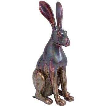 Dekoracja stojąca Rabbit 31x91 cm kolorowa
