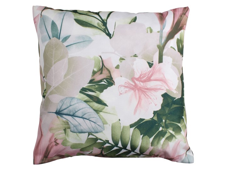 SELSEY Poduszka Liepa 45x45 cm kremowa Poliester Kwadratowe Poduszka dekoracyjna Kolor Beżowy