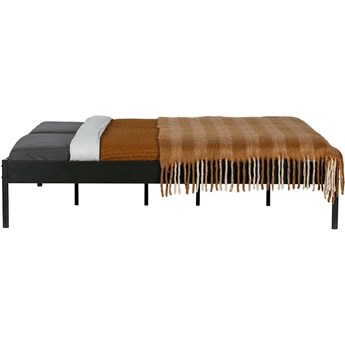Metalowe łóżko Pepijn 180x200 cm, czarny, Woood