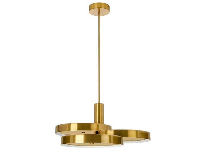Lampa wisząca BROOKLYN złota - metal Funkcje Brak dodatkowych funkcji Lampa z kloszem Styl Nowoczesny