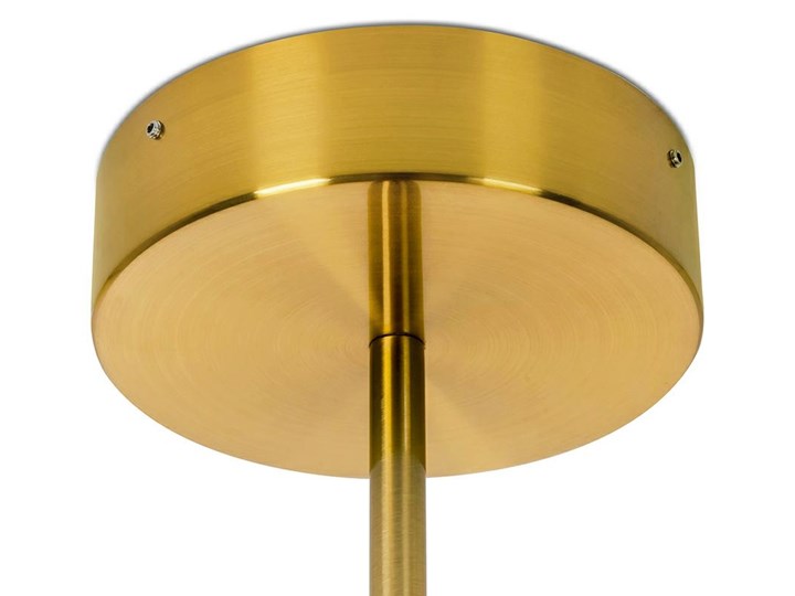 Lampa wisząca BROOKLYN złota - metal Lampa z kloszem Styl Nowoczesny Styl Klasyczny