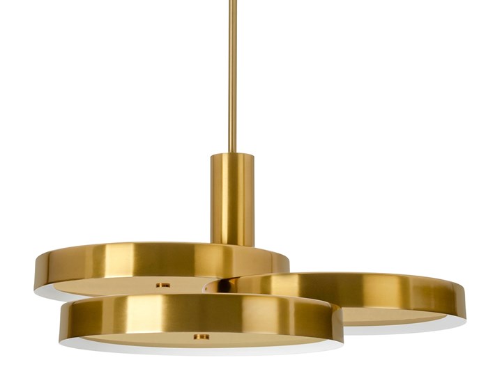 Lampa wisząca BROOKLYN złota - metal Lampa z kloszem Funkcje Brak dodatkowych funkcji