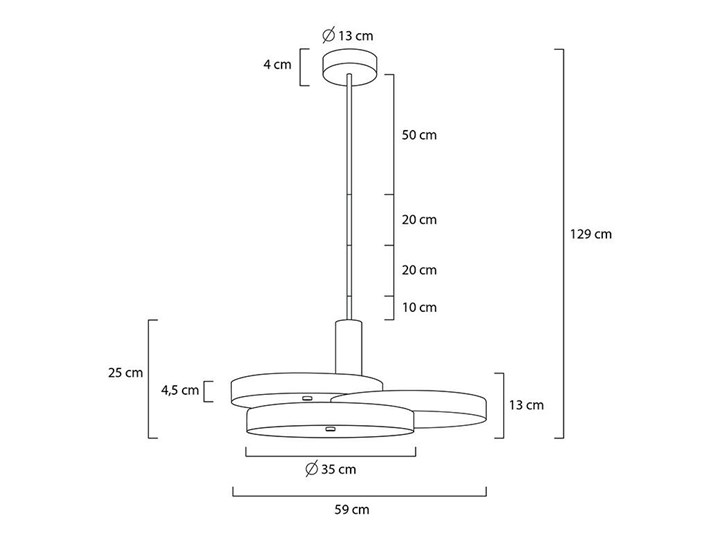 Lampa wisząca BROOKLYN złota - metal Lampa z kloszem Styl Nowoczesny