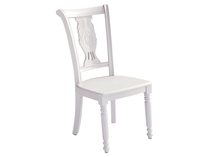 Krzesło białe do jadalni Victoria 832 Tkanina Krzesło inspirowane Składane Płyta MDF Tapicerowane Pomieszczenie Jadalnia