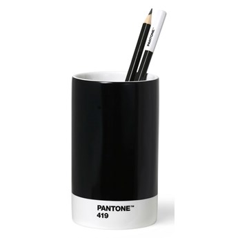 Czarny ceramiczny kubek na ołówki Pantone