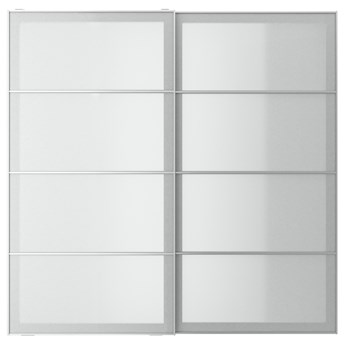 IKEA SVARTISDAL Drzwi przesuwne, biały imitacja papieru, 200x201 cm